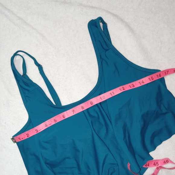 SHEIN Teal/Floral Print Bikini size M - Picture 8 of 11